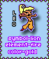 leo — lion, fire, gold