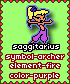 sagittarius — archer, fire, purple