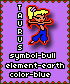 taurus — bull, earth, blue
